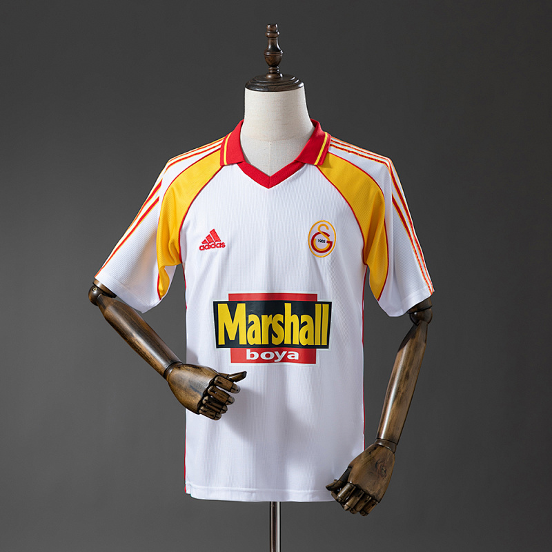 Camiseta retro de visitante del Galatasaray 99-00, tallas S-XXL